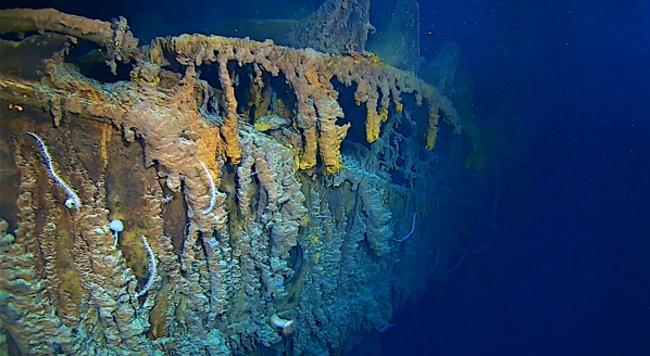 Image for Glimpse of deteriorating Titanic wreck 